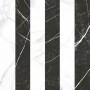 Patterned --and-- Statement Black/Dark Grey Medium Format 260x410 - 595x595 Porcelain for Wall/Floor; Finish - Natural